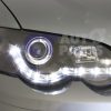 Black DRL LED Head Lights for 02-08 Ford Falcon BA BF XR6 FPV XR8 Sedan Ute -0