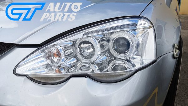 Clear LED Angel-Eyes Projector Headlights for 01-03 Honda Integra DC5 Type S Type R Head lights