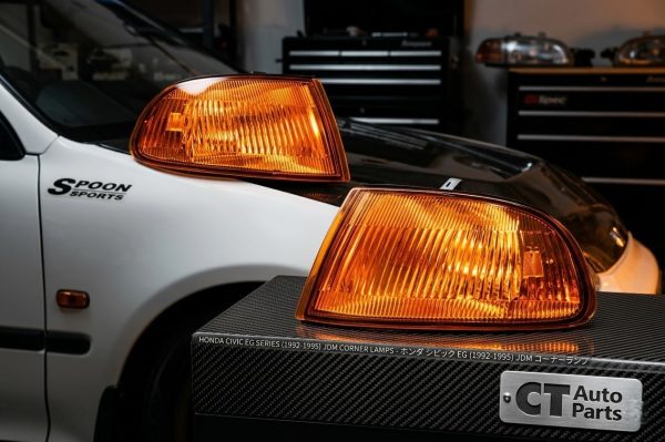 Amber Corner Indicator Signal Light for 91-95 Honda Civic EG 3D Hatchback