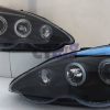 Black LED Angel Eyes Projector Head Lights for HONDA INTEGRA TYPE R DC5 01-03 -2910
