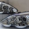 Clear LED Angel-Eyes Projector Head Lights for HONDA INTEGRA DC5 01-03 JDM TYPE R-0