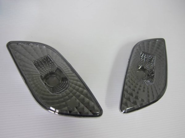 Smoke Black Front Fender Reflector Lights for 00-02 Subaru Impreza WRX STI