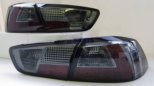 Smoked LED Taillights for 2007-2019 Mitsubishi Lancer CJ EVO X Sedan