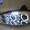 Clear LED Angel Eyes Projector Head Lights for 01-05 MAZDA MX5 NB MX 5-2733