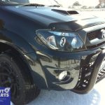 Black CCFL Angel-Eyes Projector Head Lights for 05-10 Toyota Hilux SR5 Ute -188