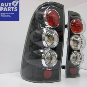 Black Altezza Tail Lights TOYOTA HILUX VIGO UTE TRUCK 2005-15 Taillight Pick up-0