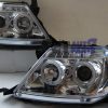 Clear CCFL Angel-Eyes Projector Head Lights for 05-10 Toyota Hilux SR5 Ute -3301
