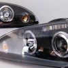 BLACK CCFL Projector Headlights for 04-08 Ford FOCUS XR5 ZETE Head light-3996