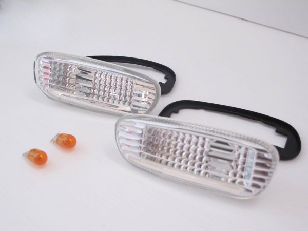 Clear side marker indicator for 92-00 Subaru Impreza WRX GC