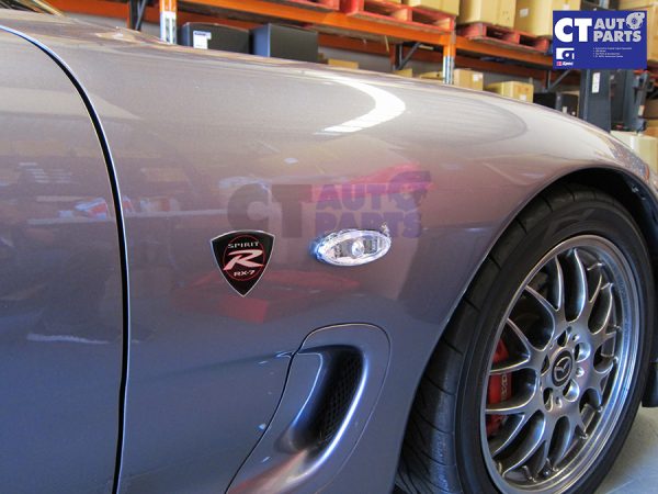 Clear front Indicators side marker blinker for 1992-2002 Mazda RX7 FD3S
