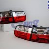 Clear Red JDM Tail light for 92-95 Honda Civic EG 4D Hatch Sedan -2524