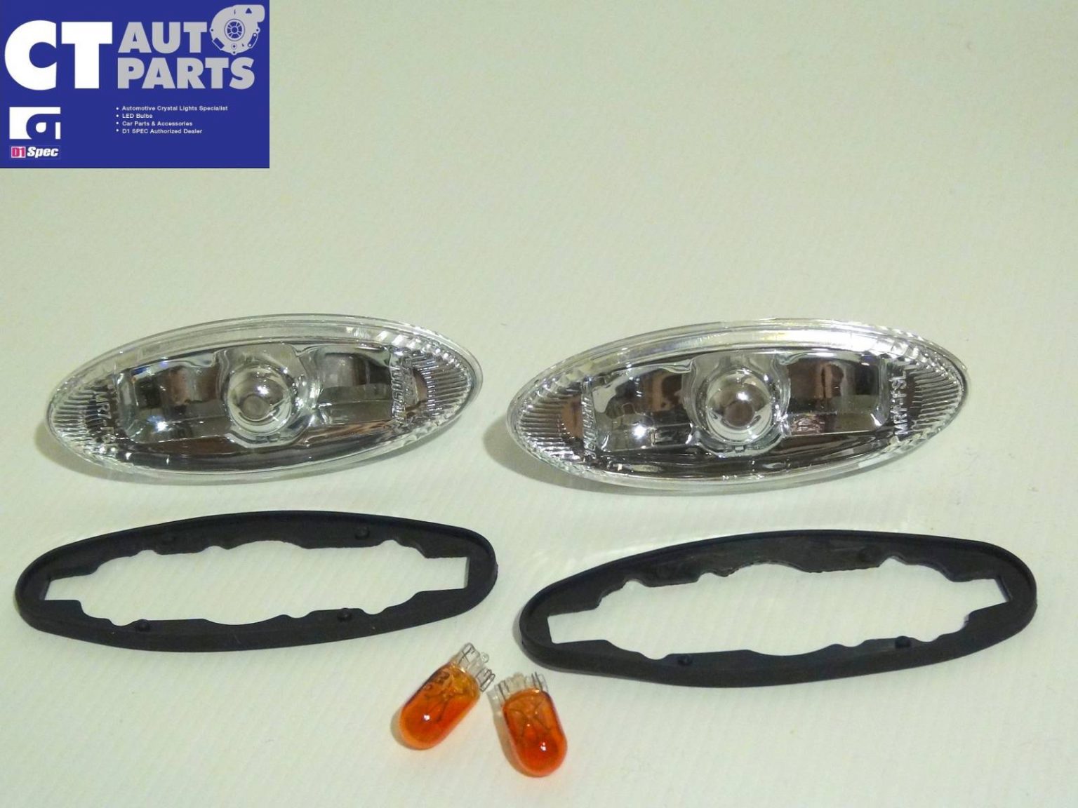Crystal Clear Side indicators side markers for 9202 Mazda RX7 FD3S