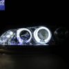 Clear LED Projector Angle Eyes Headlights for 92-95 HONDA CIVIC EG Si SiR Vti-4506