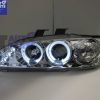 Clear LED Projector Angle Eyes Headlights for 92-95 HONDA CIVIC EG Si SiR Vti-4505