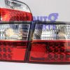 JDM CLEAR RED LED TAIL LIGHTS for 92-95 HONDA CIVIC EG 3D Hatch-2520