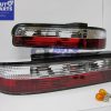 DMAX Clear Red Tail lights for Nissan Silvia S13 CA18DET SR20DET-0