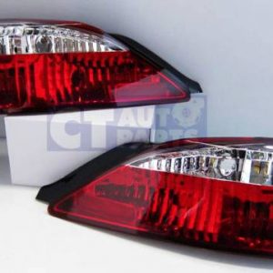 Crystal Clear Red Tail lights for 99-02 NISSAN SILVIA S15 200SX Spec R -0