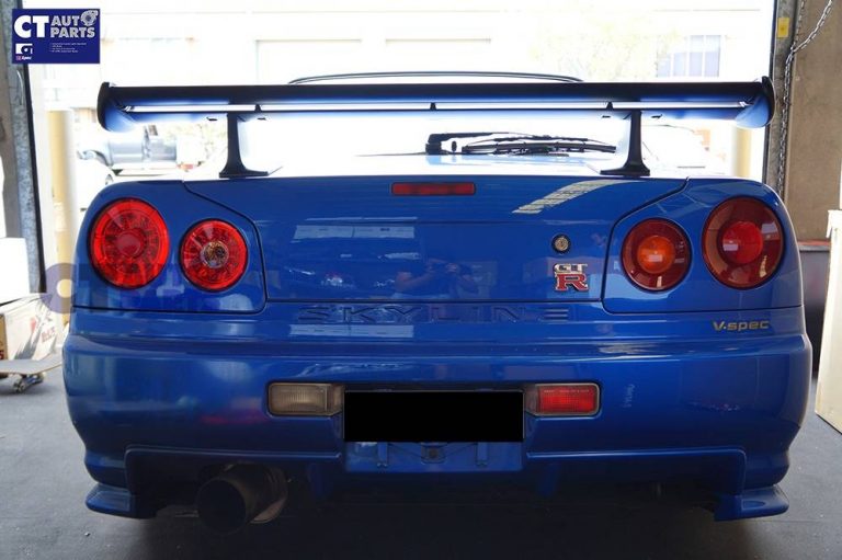 Clear Red LED Tail light for 9802 Nissan Skyline R34 GTR GTT RB CT