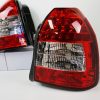 JDM Clear Red LED Tail light for 96-01 Honda Civic EK Hatch Vti PRE ORDER for Harvey-0