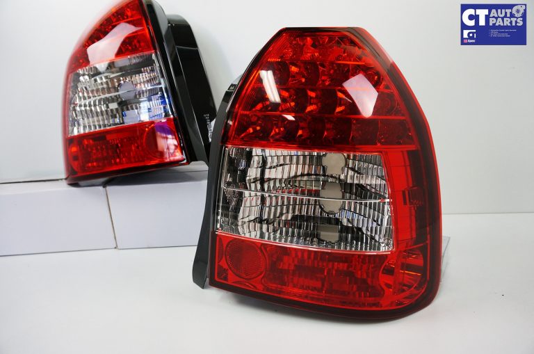 JDM Clear Red LED Tail light for 9601 Honda Civic EK Hatch Vti CT