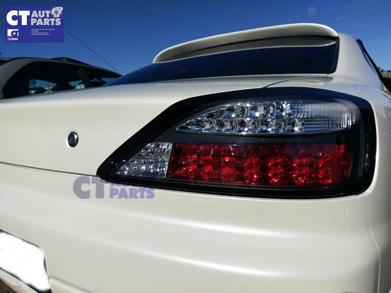 BLACK Dynamic LED Tail lights for 9902 Nissan Silvia 200SX S15 Spec R