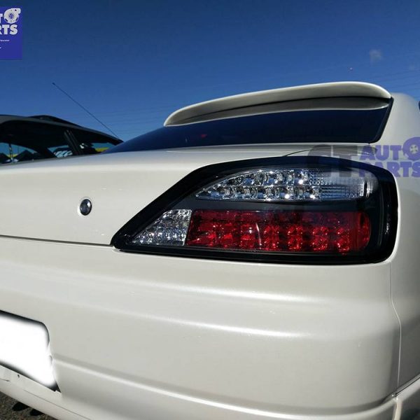 BLACK Dynamic LED Tail lights for 9902 Nissan Silvia 200SX S15 Spec R