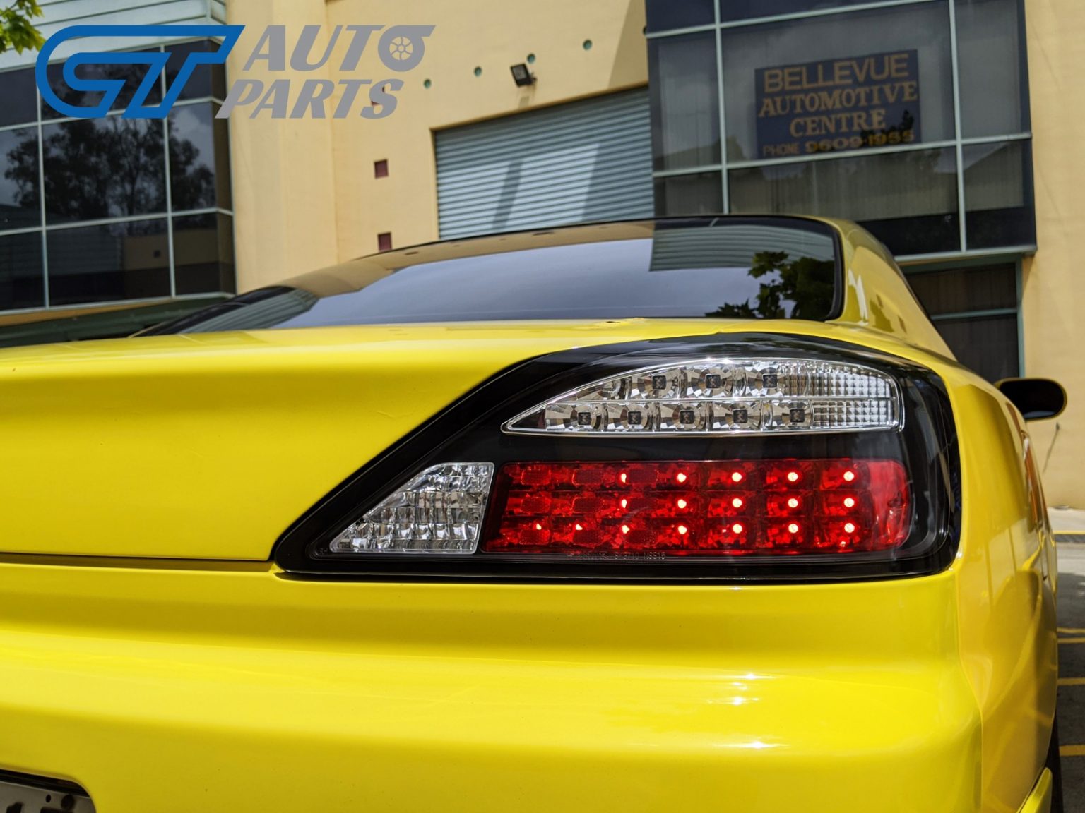 BLACK Dynamic LED Tail lights for 9902 Nissan Silvia 200SX S15 Spec R