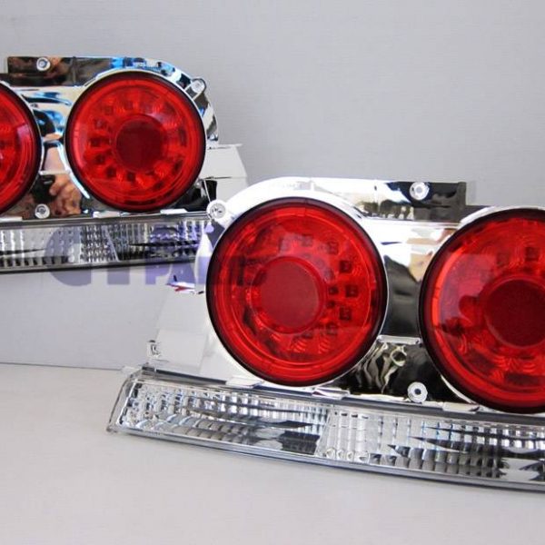 Clear Red LED Tail Lights for 9598 Nissan Skyline R33 GTR GTST GTS25T