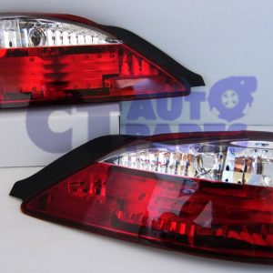 Crystal Clear Red LED Tail lights for 99-02 NISSAN SILVIA S15 200SX Spec R -0