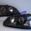 Black LED Angle Eye Projector Headlights for 96-98 Honda CIVIC EK VTIR VTIS -0