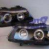 Black CCFL Angle Eye Projector Headlight for 05-08 BMW E90 Sedan 320i 323i 325i 335I 330i M3-3964