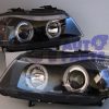 Black CCFL Angle Eye Projector Headlight for 05-08 BMW E90 Sedan 320i 323i 325i 335I 330i M3-3960