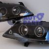 Black LED Angle Eye Projector Headlights for 98-04 Holden Astra G TS -0