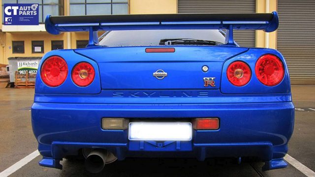 Clear Red LED Tail light for 98-02 Nissan Skyline R34 GTR GTT RB - CT