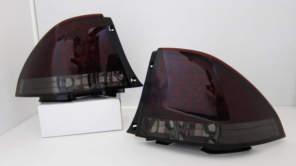 Smoke Red LED Tail Lights for 99-05 Lexus IS200 IS300 Toyota Altezza taillights