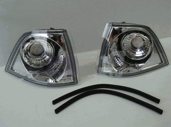 Clear Front Corner Indicator Signal Lights for 91-98 BMW E36 2D Coupe 320i 330i