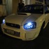 Clear LED Angle Eyes Projector Headlight for 03-05 SUBARU IMPREZA WRX RX STI GD -4526