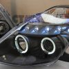 Black LED DRL & Angel Eyes Projector Head Lights Nissan 350Z Z33 03-05 Fairlady-3049