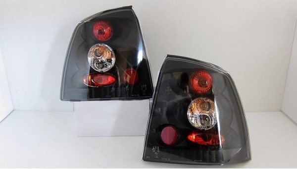Black Altezza Tail Lights for 98-04 Holden Astra G TS 3D 5D Hatchback