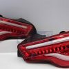 VALENTI Clear Red LED Tail light for Toyota 86 FT86 GTS Subaru BRZ ZN6 Dynamic Blinker -0