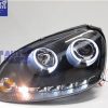 CCFL Angel Eyes Black Projector DRL Head Lights for 03-08 VW GOLF V TDI /GTI -1191