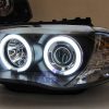 CCFL Projector HeadLight Black Head Lights Angel-Eye for 04-11 BMW E81 E82 E87 E88-3315