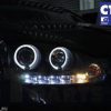 CCFL Angel Eyes Black Projector DRL Head Lights for 03-08 VW GOLF V TDI /GTI -2882
