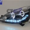 Day-Time LED DRL & CCFL Projector Head Lights headlight for Honda JAZZ FIT 08-11-1186