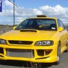 Black Angle Eye LED Projector Headlights for 92-00 SUBARU IMPREZA WRX GC-347