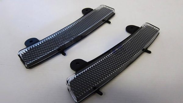 Black Front Bumper Black Side Reflector for 03-05 NISSAN 350Z Z33