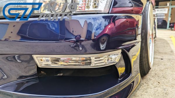 Clear Front Bumper indicator signal lights for 96-98 Nissan S14 200SX Silvia S2