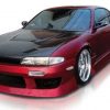 Clear Front Bumper Bar indicator Signal Lights for 93-96 NISSAN SILVIA S14 200SX S1-4673