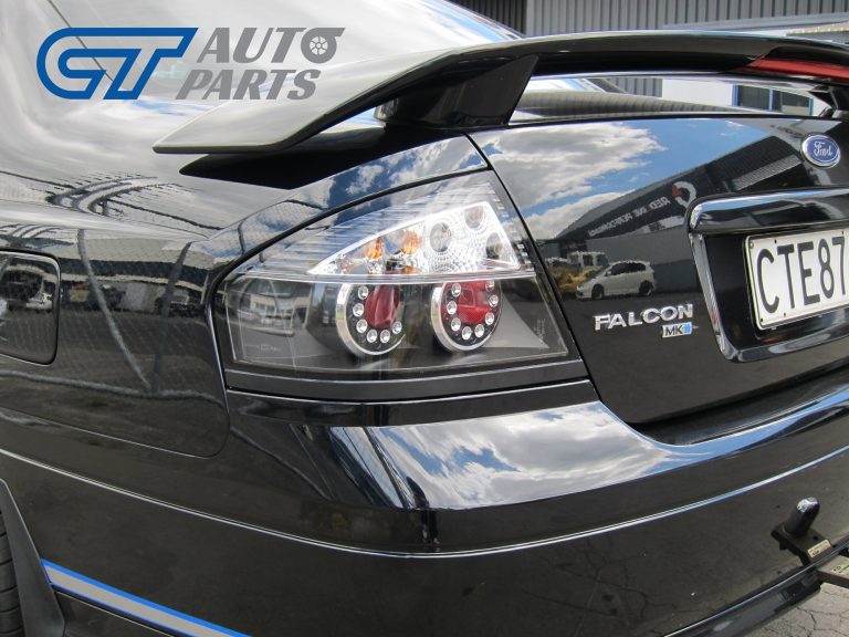 Black LED Tail lights for 02-07 Ford Falcon BA BF XR6 XR8 4 Door SEDAN