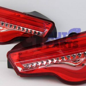 VALENTI Red LED Sequential Tail lights for Toyota FT86 GT GTS Subaru BRZ ZN6-0